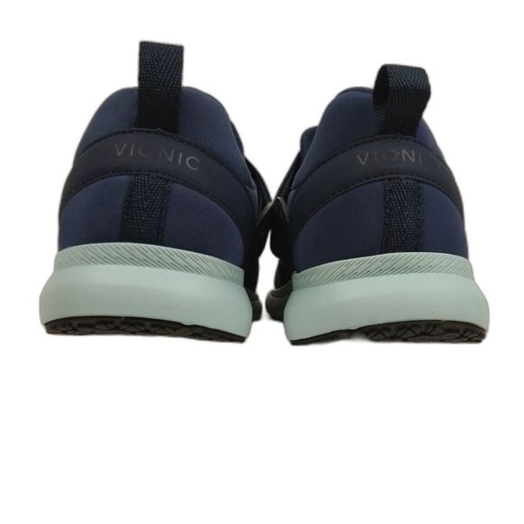 Vionic Navy Blue Marlene Pro Service Slip Resistant Sneakers Velcro 8 1/2 WIDE - Picture 7 of 13